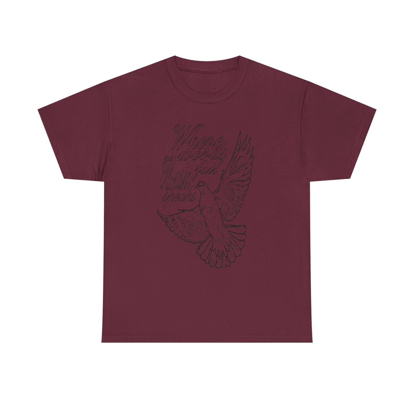 Words fail music speaks Tee